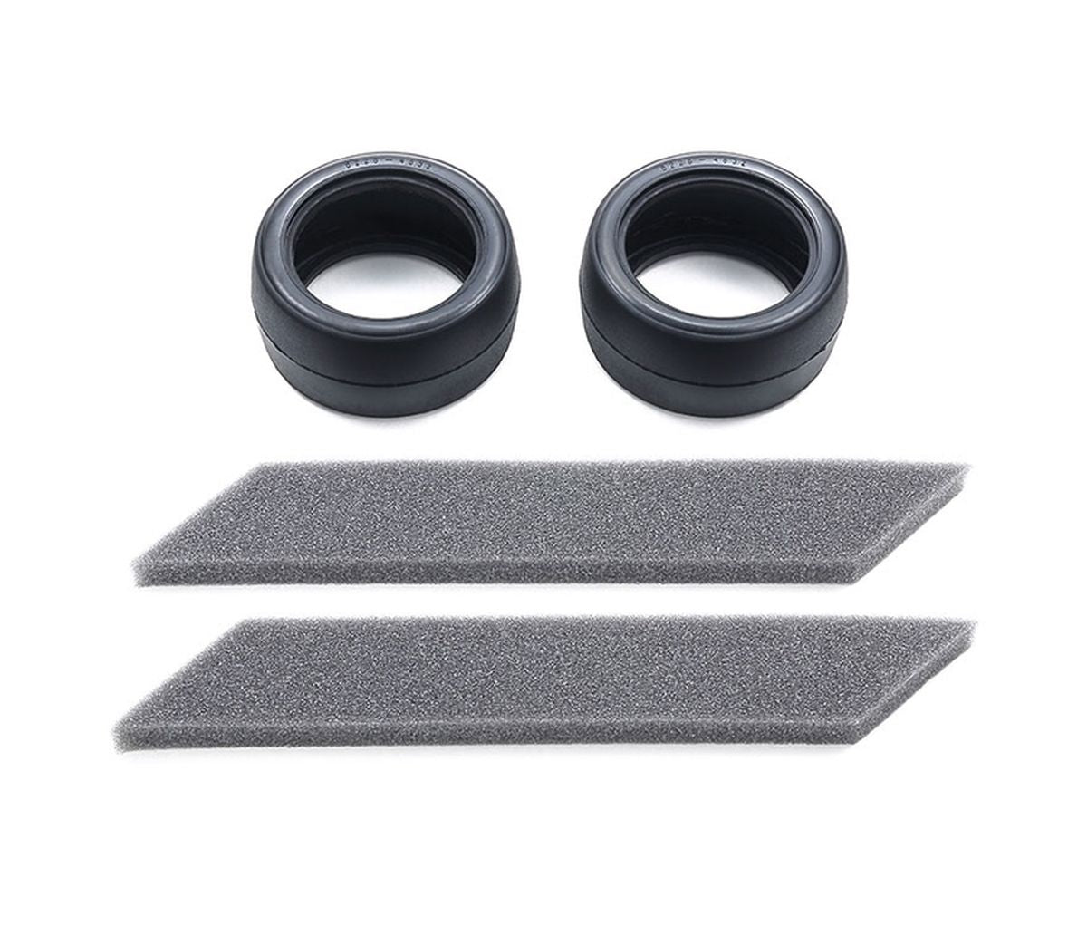Tamiya 50547 Wide Racing Slick Tire and Sponge (1 pr)