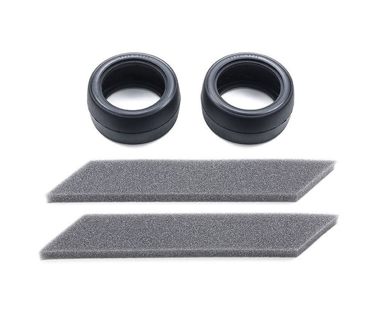 Tamiya 50547 Wide Racing Slick Tire and Sponge (1 pr)