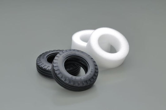 Tamiya Spare Parts Buggy Front Tires and Foam Inserts (1 Pair) #51716