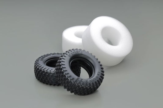 Tamiya Spare Parts Buggy Rear Tires and Foam Inserts (1 Pair) #51717