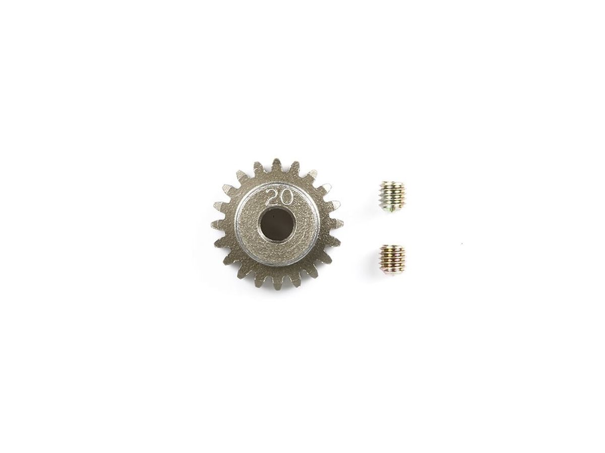 Tamiya Hop-Up 20T 0.6 Pinion Gear Aluminum Hard Fluorine Coated OP-509 53509