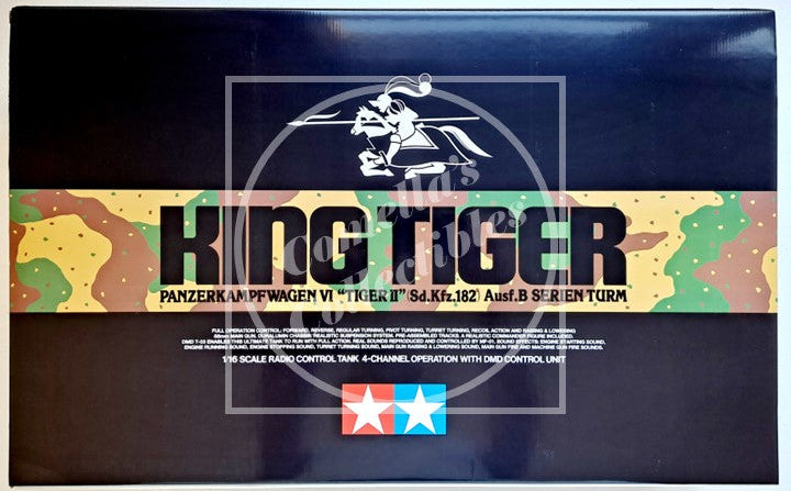 Tamiya RC 1:16 King Tiger Production Turret Full Option Tank Kit #56018