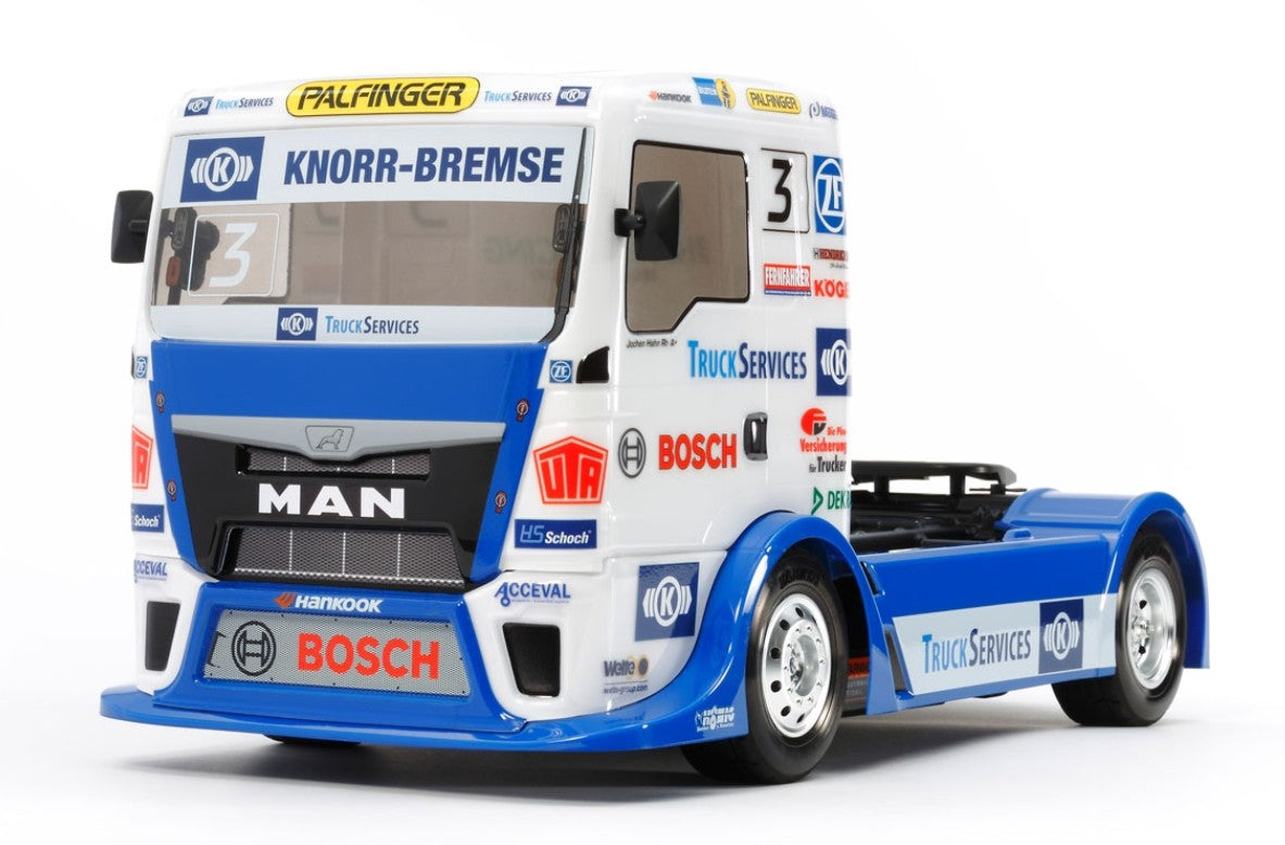 Tamiya 1/10 RC Team Hahn Racing MAN TGS On-Road Kit TT-01E w/ motor & ESC #58632