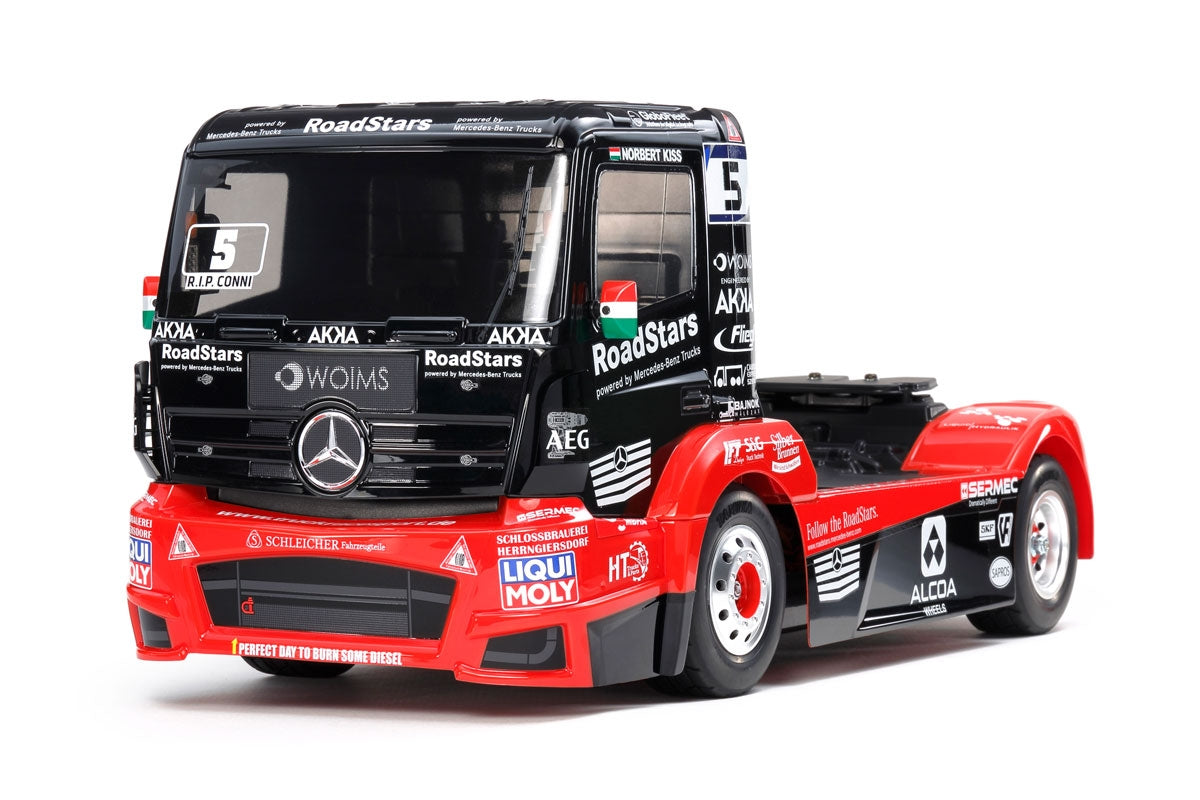 Tamiya 1/10 RC Tankpool24 Mercedes Actros On-Road Kit TT-01E motor & ESC #58683