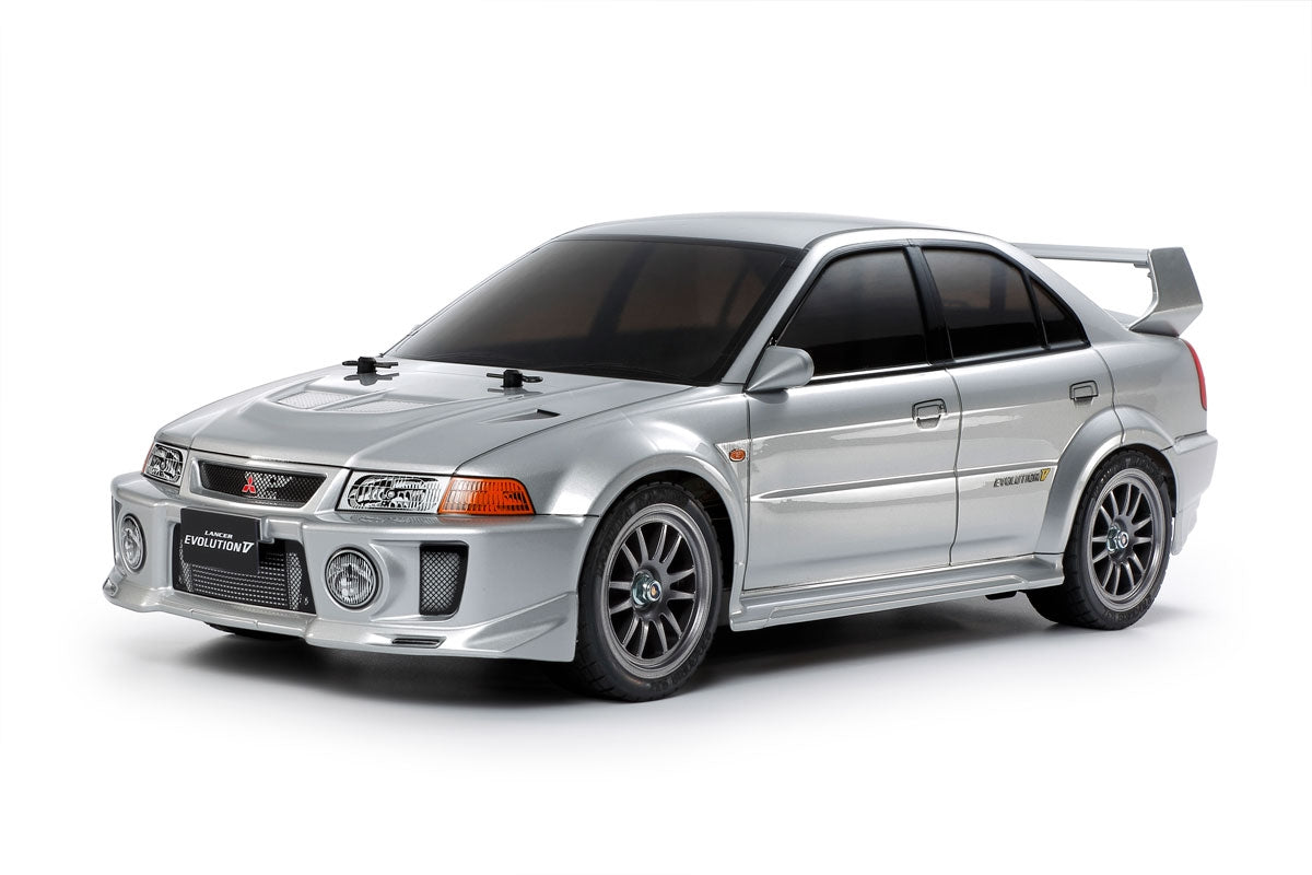 Tamiya 1/10 Mitsubishi Lancer Evo. V 4WD TT-02 Kit with Motor & ESC #58713-60A