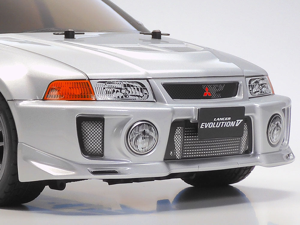 Tamiya 1/10 Mitsubishi Lancer Evo. V 4WD TT-02 Kit with Motor & ESC #58713-60A