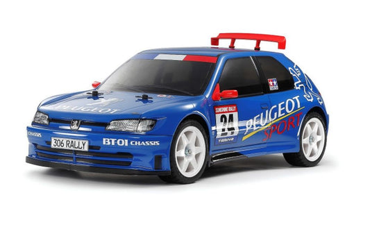 Tamiya 1/10 Peugeot 306 Maxi 2WD Kit BT-01 Chassis Motor & ESC #58746