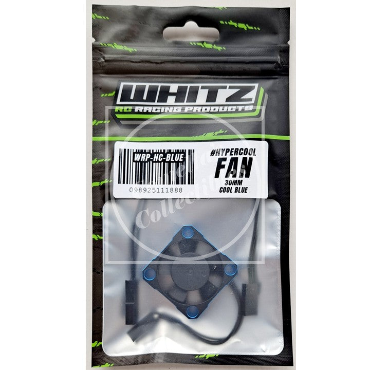 Whitz RC Racing Products cooling fan in packaging with brand logo.
